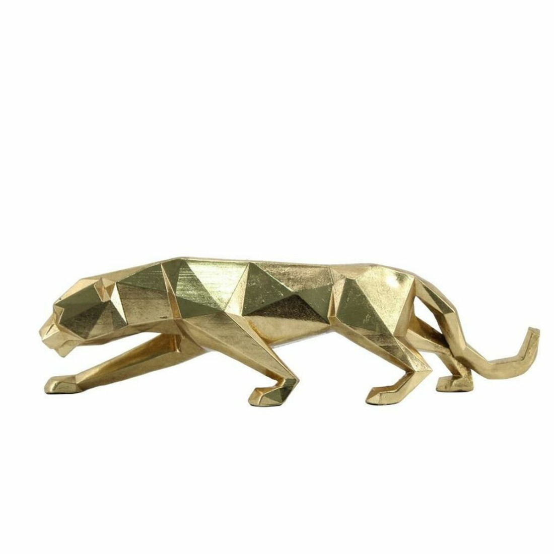 Dekoratyvinė figūrėlė DKD Home Decor Auksinis Leopardas 35,5 x 8 x 10 cm