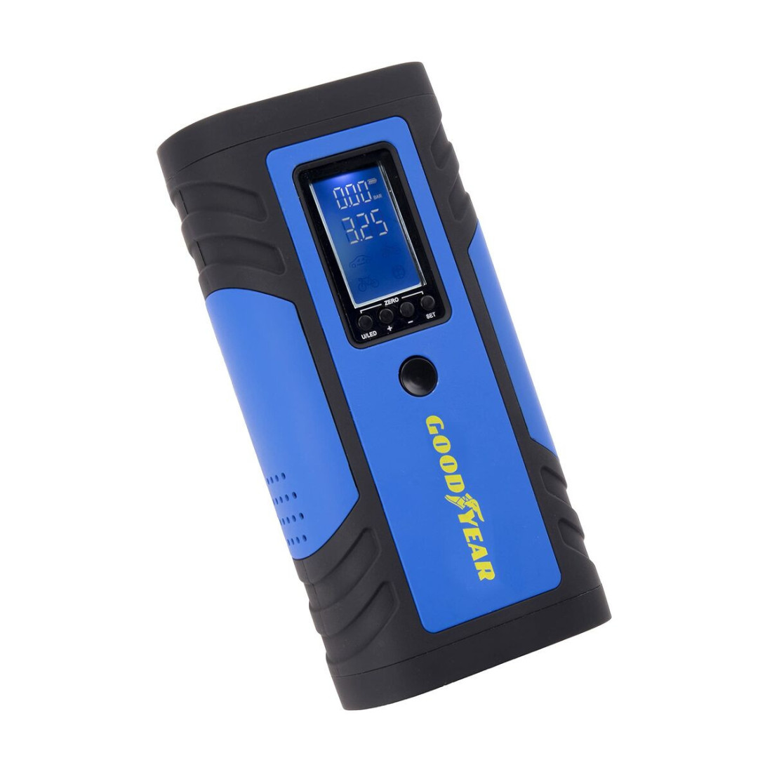 Nešiojamas oro kompresorius su LED lempute. Goodyear GOD0019 2600 mAh 150 PSI 7,4 V