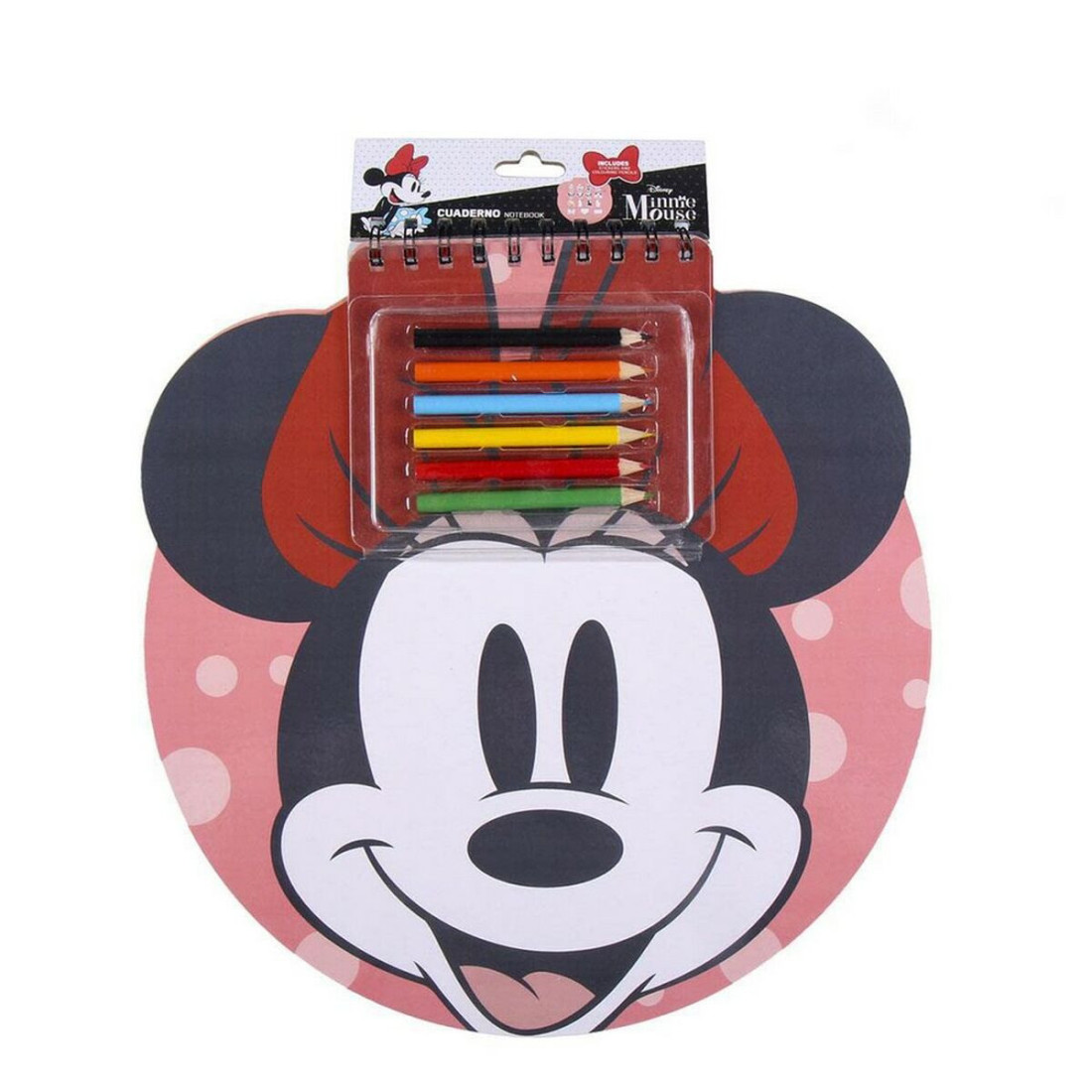 Set de Papetărie Minnie Mouse Užrašų knygelė (30 x 30 x 1 cm)