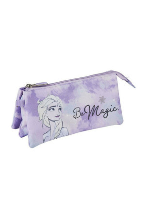 Mokyklinis dėklas Frozen Be Magic Alyvinė (11,5 x 2 x 22,5 cm)