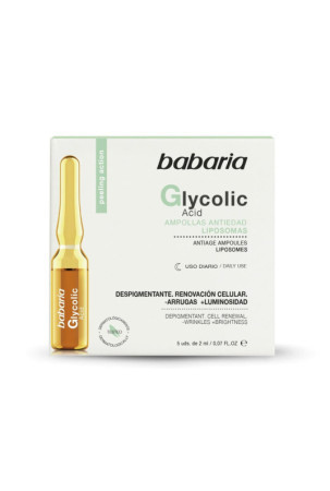 Ampulės Babaria Glikolio rūgštimi (5 x 2 ml)