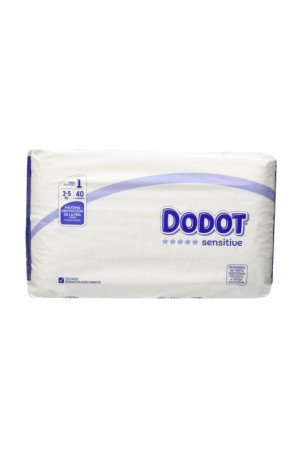 Vienkartinės sauskelnės Dodot Dodot Sensitive Rn 2-5 Kg Dydis 1 80 vnt.