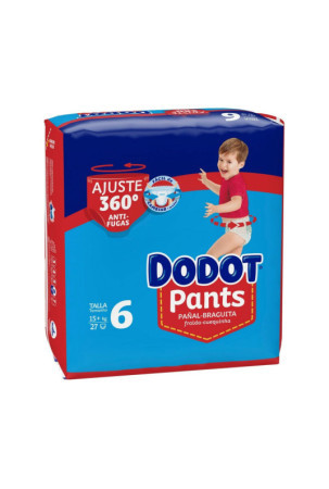 Vienkartinės sauskelnės Dodot Dodot Pants 15+ kg Dydis 6 27 vnt.