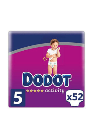 Vienkartinės sauskelnės Dodot Dodot Activity Dydis 5 52 vnt. 11-16 kg