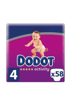 Vienkartinės sauskelnės Dodot Dodot Activity 9-14 kg 58 vnt.