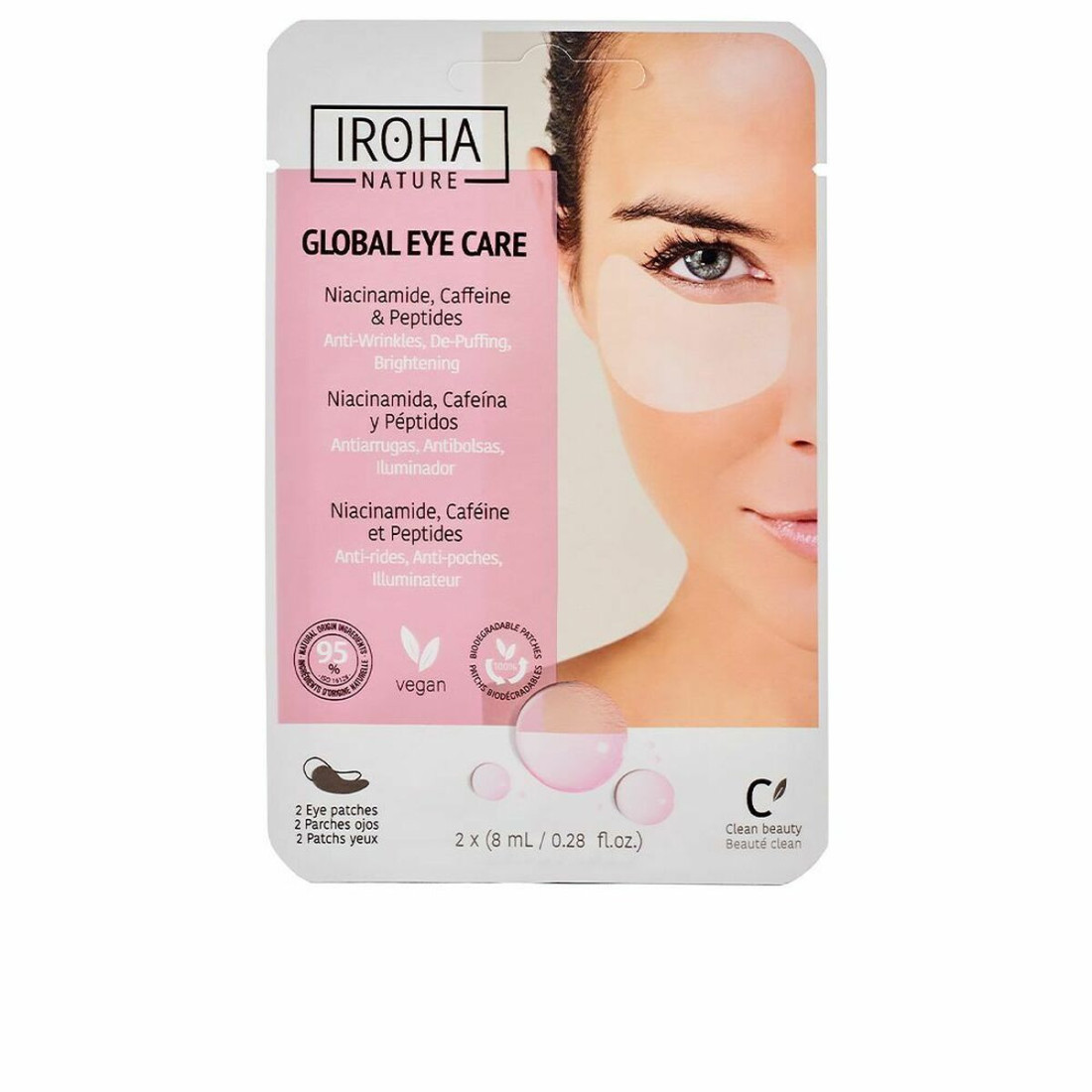 Kaukė akių zonai Iroha Global Eye Care 2 vnt.