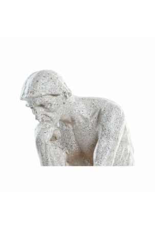 Dekoratyvinė figūrėlė DKD Home Decor The Thinker Rusvai gelsva Vyras 12 x 11 x 25 cm