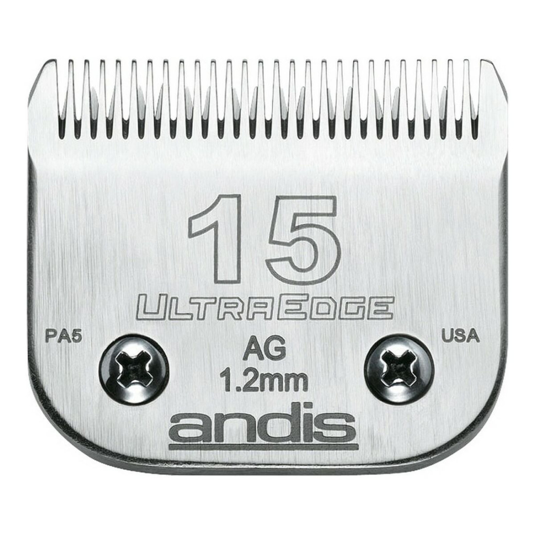 Ašmenys Andis S-15 Plienas Chromuotas (1,2 mm)