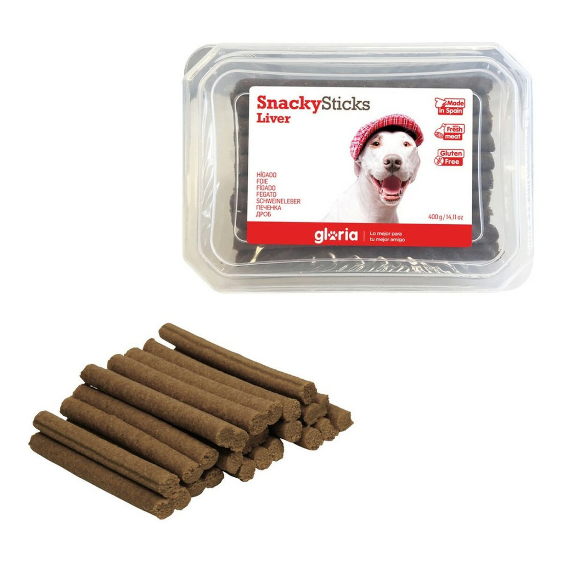 Užkandis šunims Gloria Snackys Sticks Kepenys (350 g)