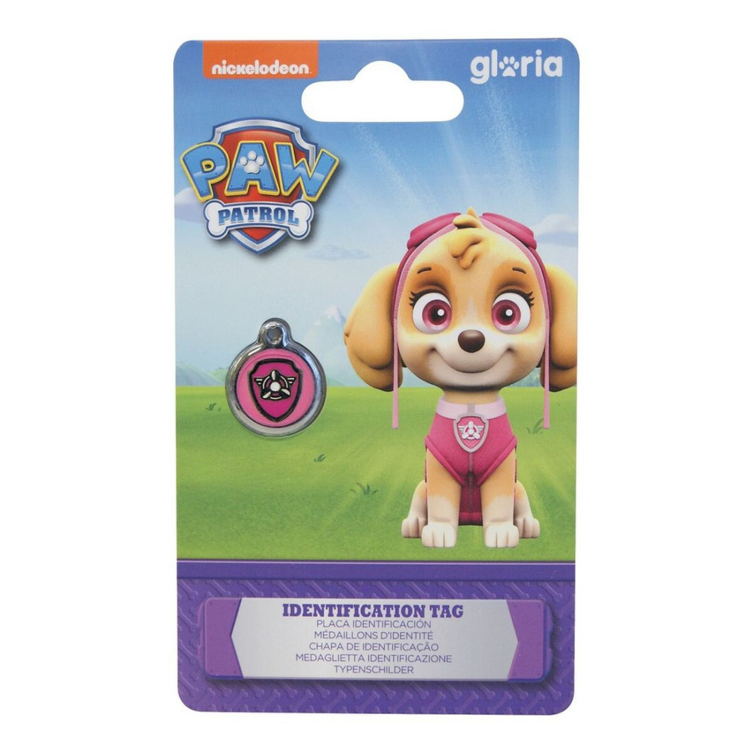 Apykaklės identifikavimo lentelė The Paw Patrol Skye Dydžiai