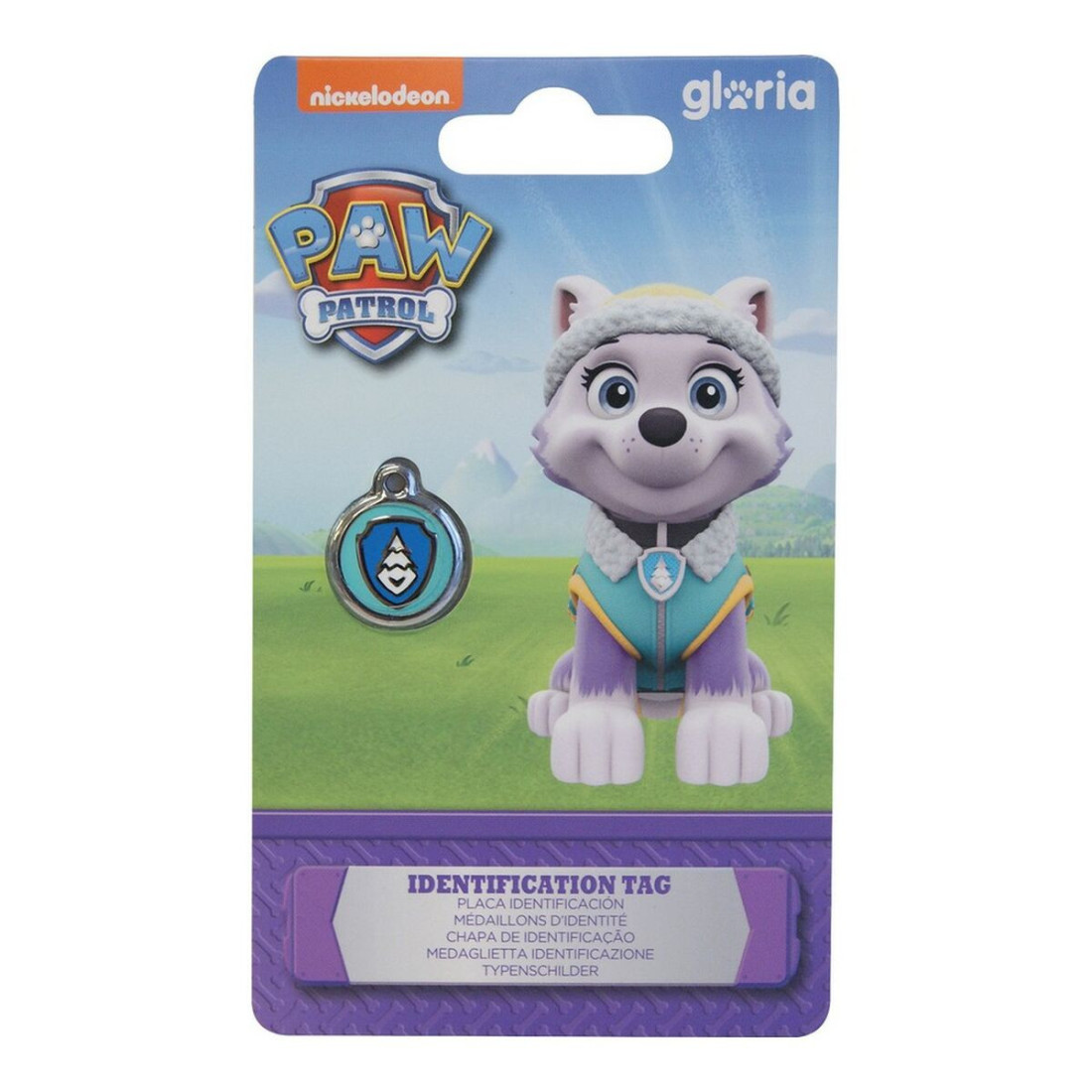 Apykaklės identifikavimo lentelė The Paw Patrol Everest Dydžiai