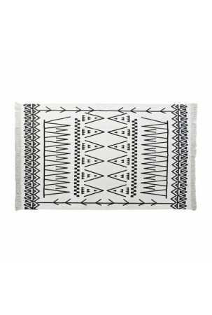 Kilimas DKD Home Decor Juoda Balta Ikat (120 x 180 x 0,7 cm)