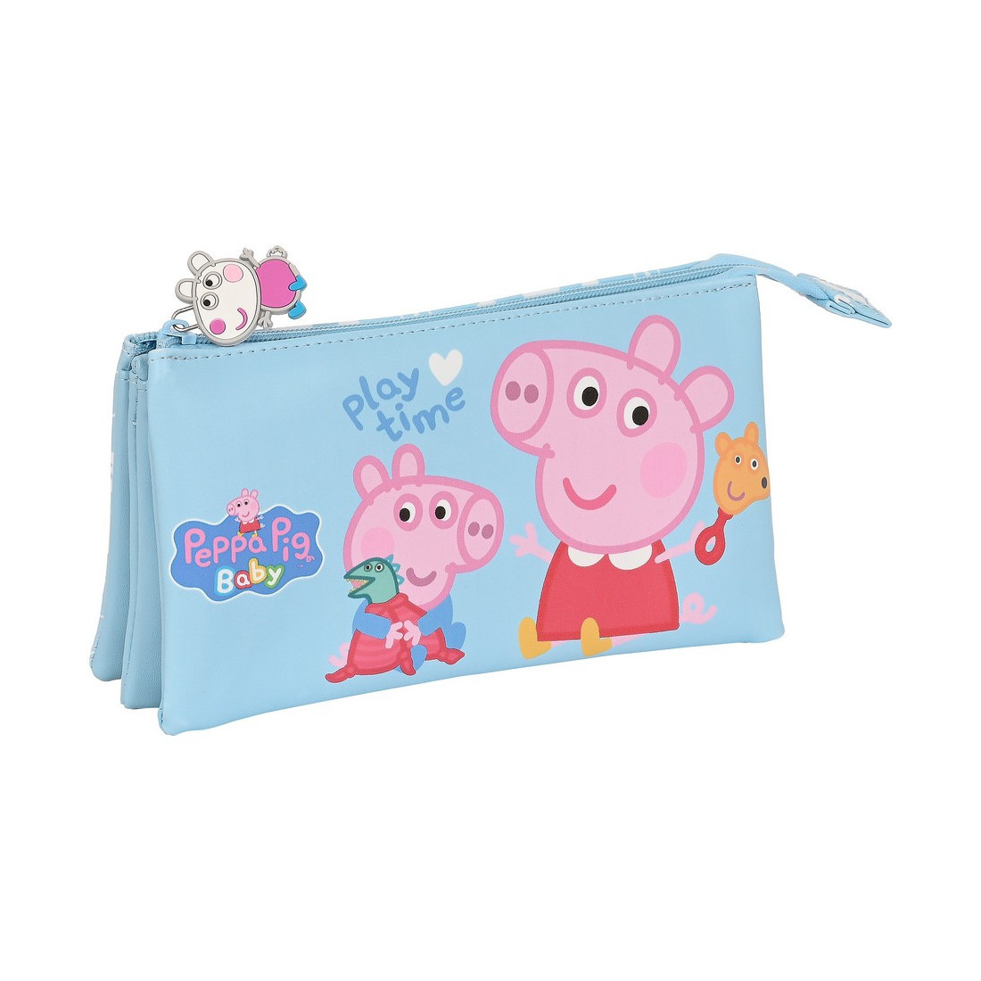 Mokyklinis dėklas Peppa Pig Baby Šviesiai mėlyna (22 x 12 x 3 cm)