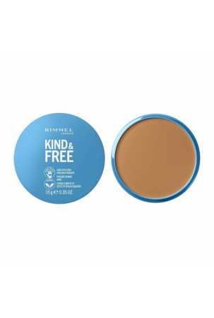 Kompaktiška pudra Rimmel London Kind & Free 40-tan Matinė apdaila (10 g)