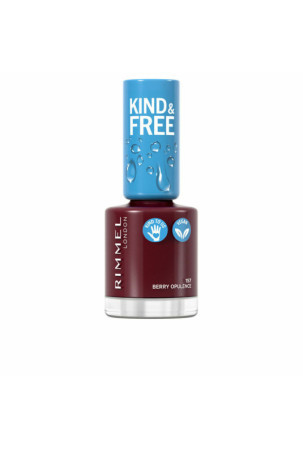 nagų lakas Rimmel London Kind & Free 157-berry opulence (8 ml)