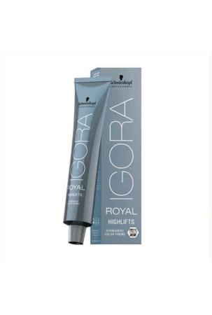 Nuolatinės spalvos dažymo kremas Schwarzkopf Igora Royal Highlifts Nº 12.1 Nº 12-1 Nº 9.0-rubio muy claro 60 ml