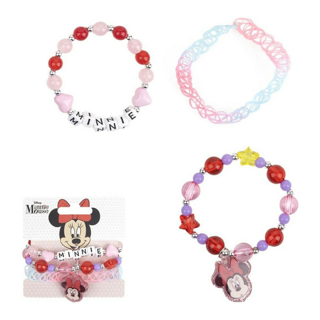 Apyrankė merginoms Minnie Mouse Spalvotas