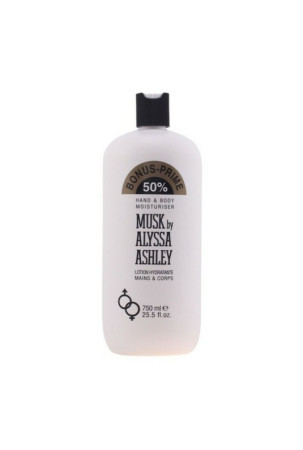 Drėkinamasis kūno losjonas Musk Alyssa Ashley Musk (750 ml)