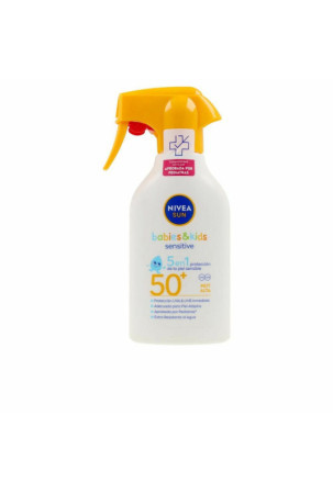 Purškiamas kremas nuo saulės vaikams Nivea Sun Kids Sensitive SPF 50+ 270 ml