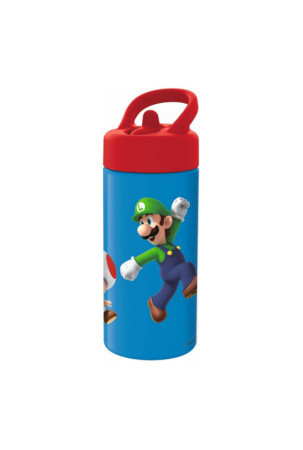 Vandens butelis Super Mario Raudona Mėlyna (410 ml)