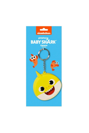 Raktų grandinė Baby Shark Beach day Geltona Šviesiai mėlyna