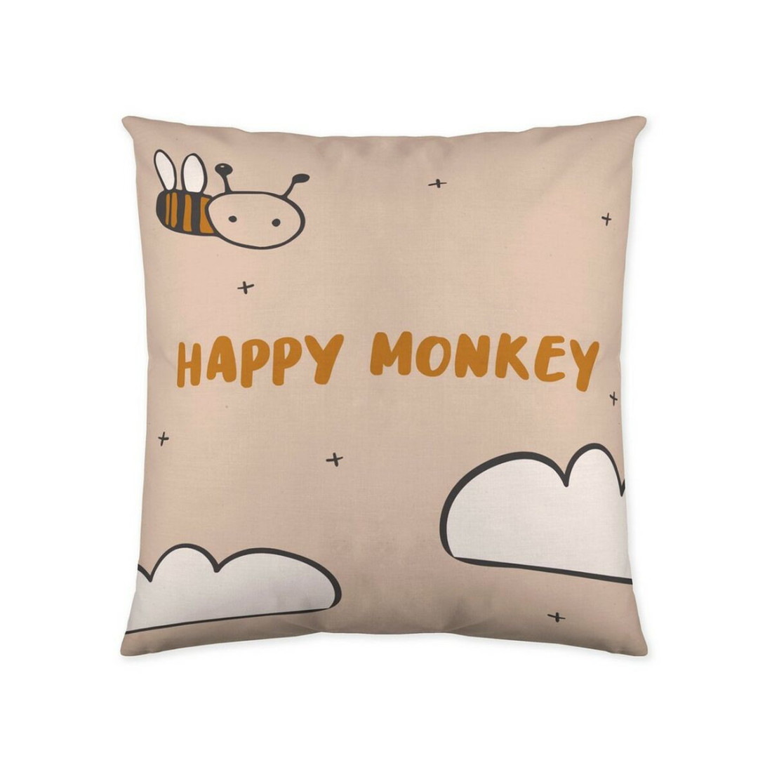 Pagalvėlės užvalkalas Popcorn Scarf Monkey (60 x 60 cm)