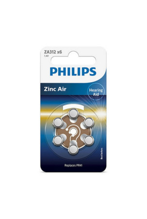 Baterijos Philips Cinkas (6 uds)