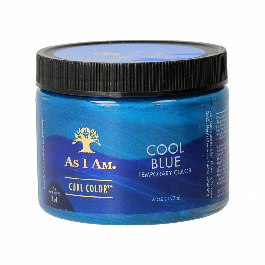 Pusiau laikinas dažas As I Am Curl Color Cool Blue