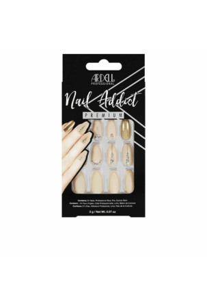 Dirbtiniai nagai Ardell Nail Addict Nude Jeweled (24 pcs)