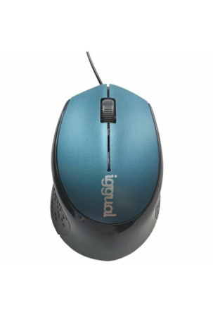 Pelė iggual COM-ERGONOMIC-R 800 dpi Mėlyna Juoda / Mėlyna