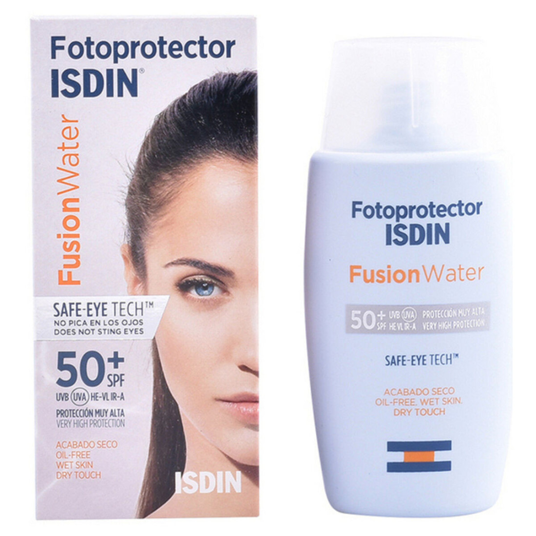 Kremas nuo saulės veidui Isdin Fotoprotector Fusion Water Spf 50+ (Abiejų lyčių) (50 ml)