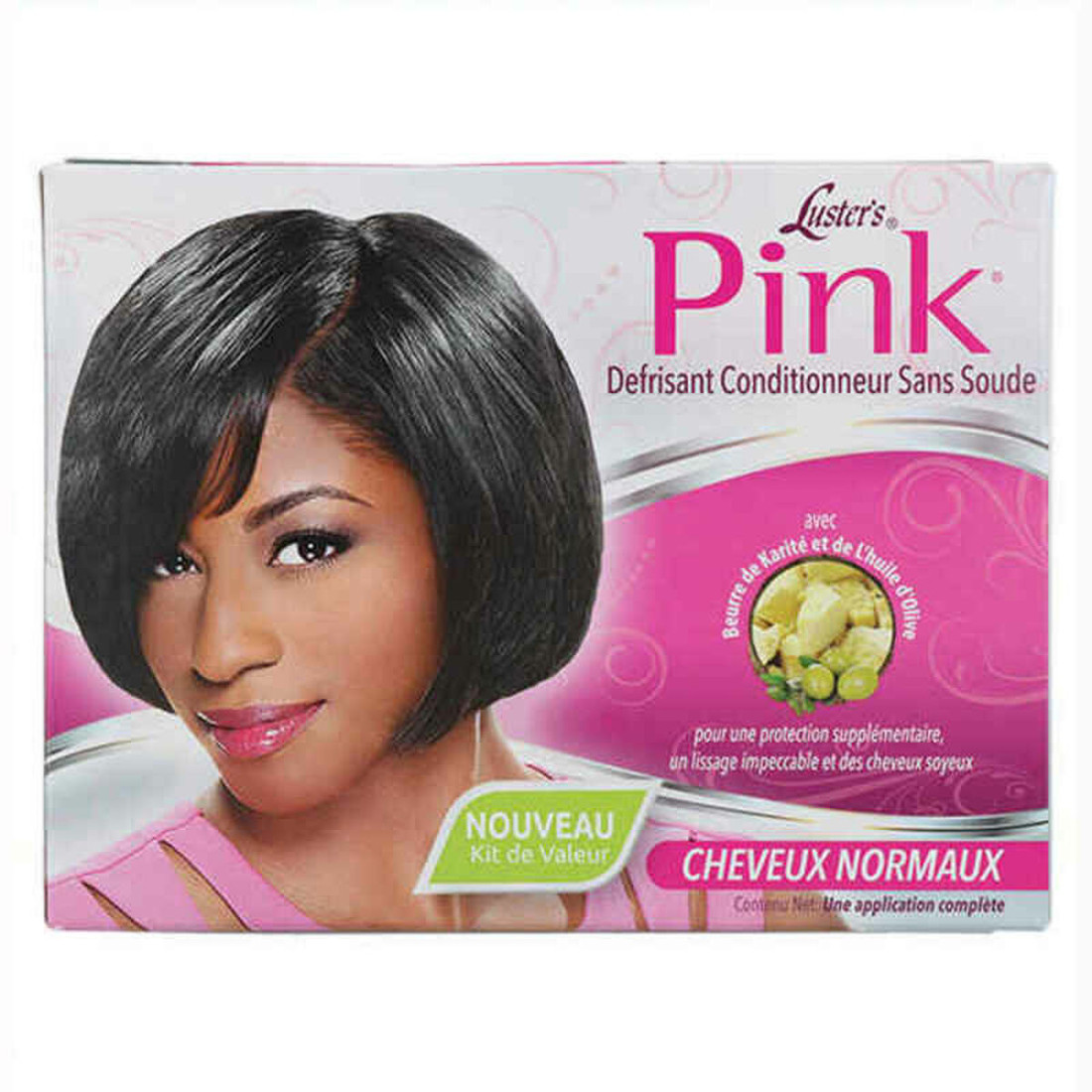 Plaukus tiesinanti kapiliarinė priemonė Luster Pink Relaxer Kit Regular