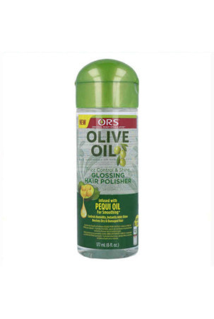 Plaukus tiesinanti kapiliarinė priemonė Ors Olive Oil Glossing Polisher Žalia (177 ml)