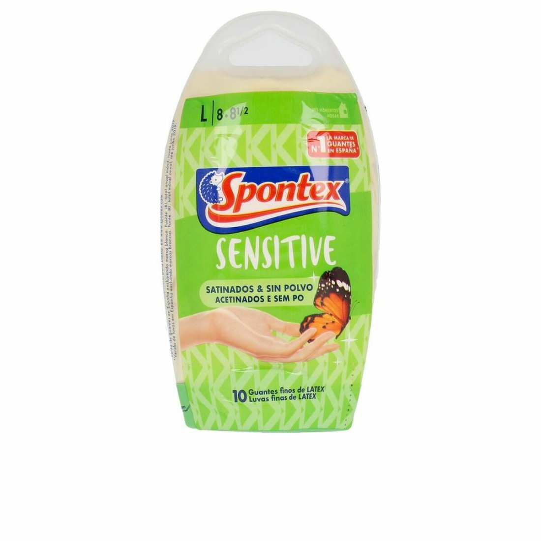 Pirštinės Spontex Latex Sensitive Dydis L