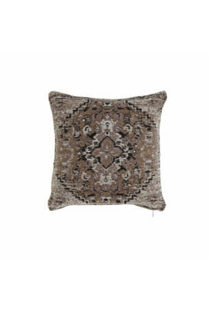 Pagalvėlė DKD Home Decor Plastmasinis Balta Ruda Juoda Stačiakampis Kvadratai Arabas 45 x 12 x 45 cm