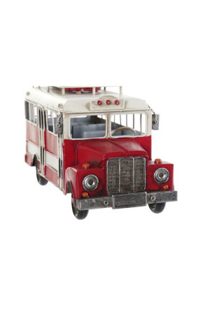 Mašina DKD Home Decor MO-190512 Autobusas 32 x 13 x 17 cm Vintage (2 vnt.)