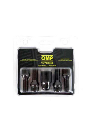 Varžtų komplektas OMP OMPS09831401 M14 x 1,50 4 uds Juoda