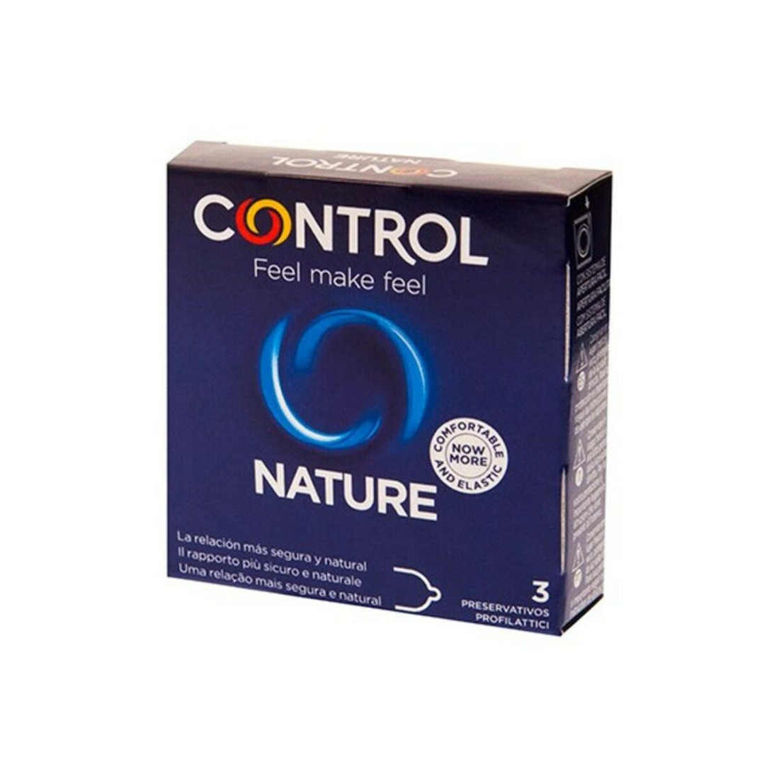 Prezervatyvai Nature Control (3 uds)