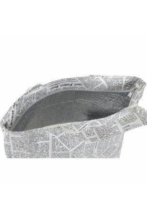 Priešpiečių dėžutė DKD Home Decor Terminis Balta Juoda 23 x 14,5 x 20 cm