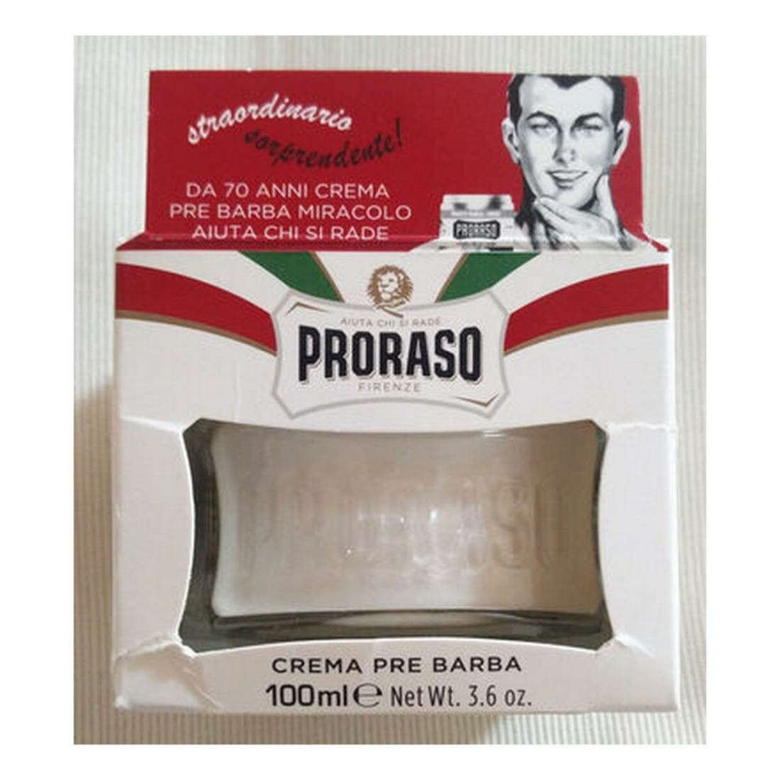 Skutimosi losjonas Proraso Pelli Sensibli Prieš skutimąsi 100 ml