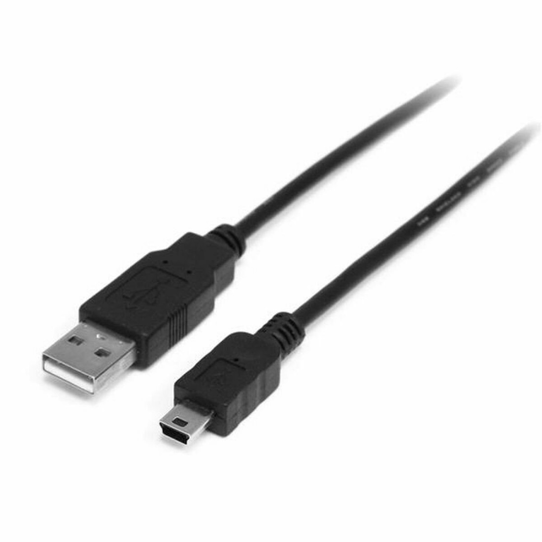 Kabelis Micro USB Startech USB2HABM50CM   USB A Mini USB B Juoda