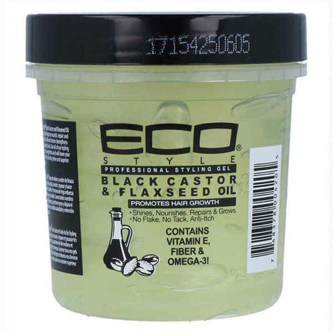 Vaškas Eco Styler Styling Gel Black Castor (235 ml)