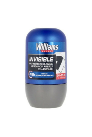 Rutulinis doedorantas Invisible Williams (75 ml)