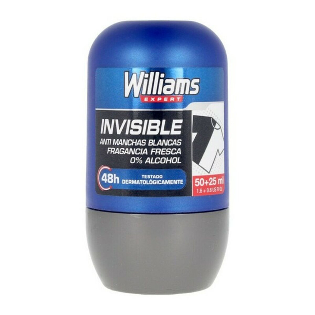 Rutulinis doedorantas Invisible Williams (75 ml)