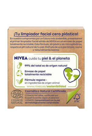 Veido valymo gelis Naturally Clean Nivea 94434 Kieta 75 g