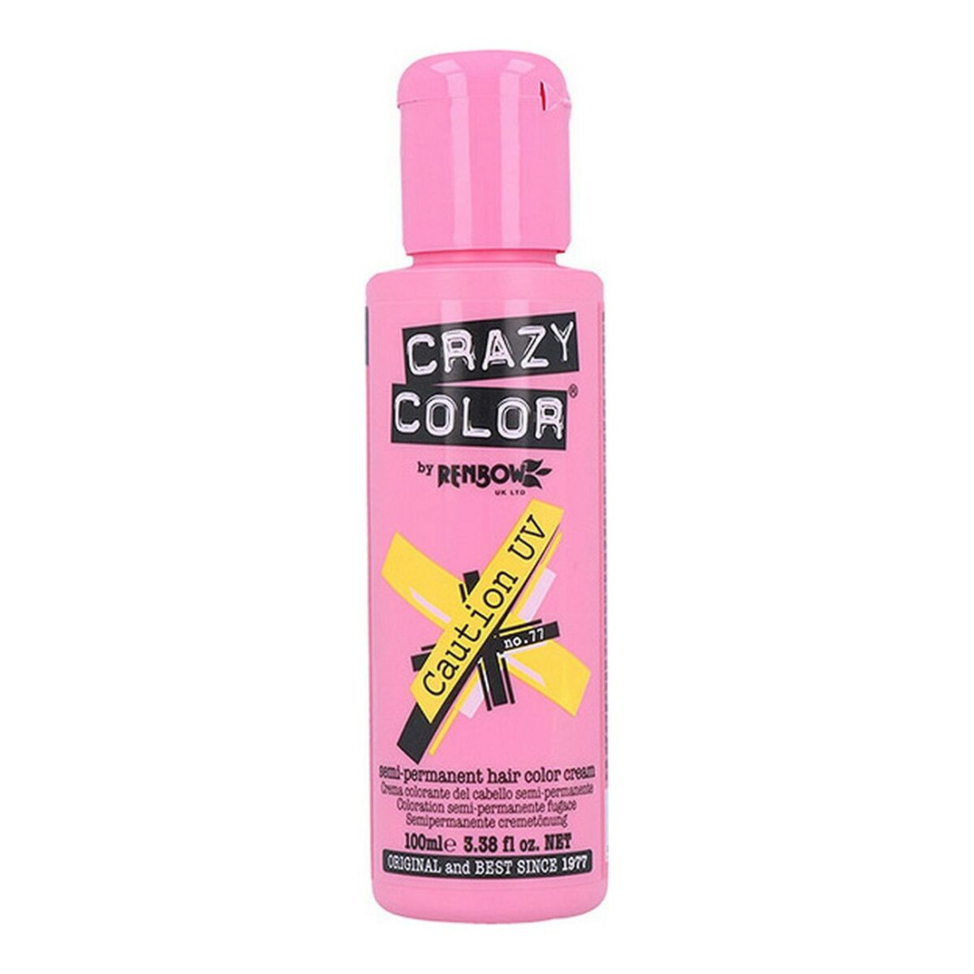 Pusiau permanentinis atspalvis Caution Crazy Color Nº 77