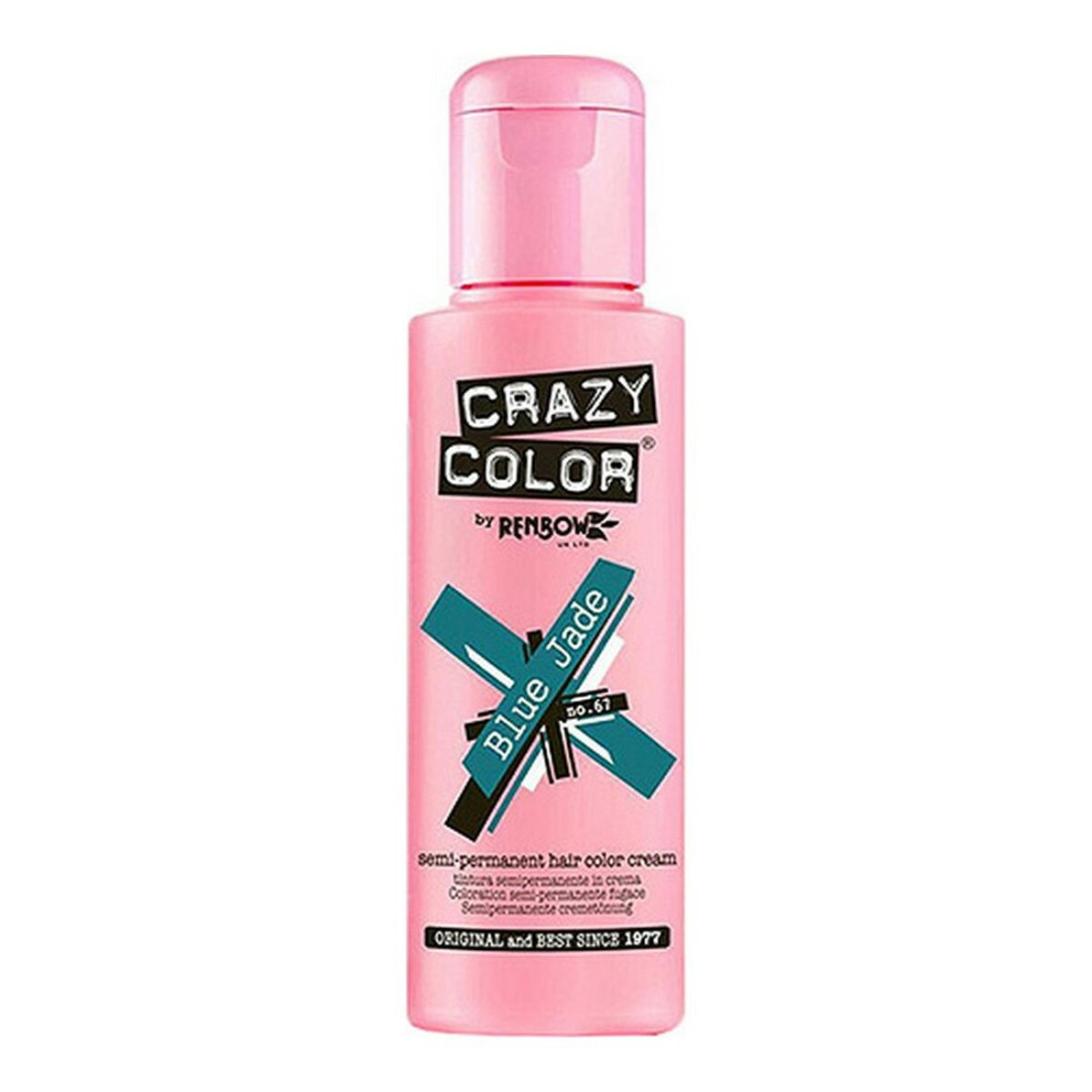 Pusiau permanentinis atspalvis Jade Crazy Color Nº 67 (100 ml)