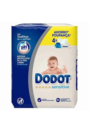 Servetėles Sensitive PH Dodot 216 uds