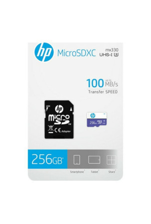 Mikro SD atminties kortelė su adapteriu HP HFUD 256 GB