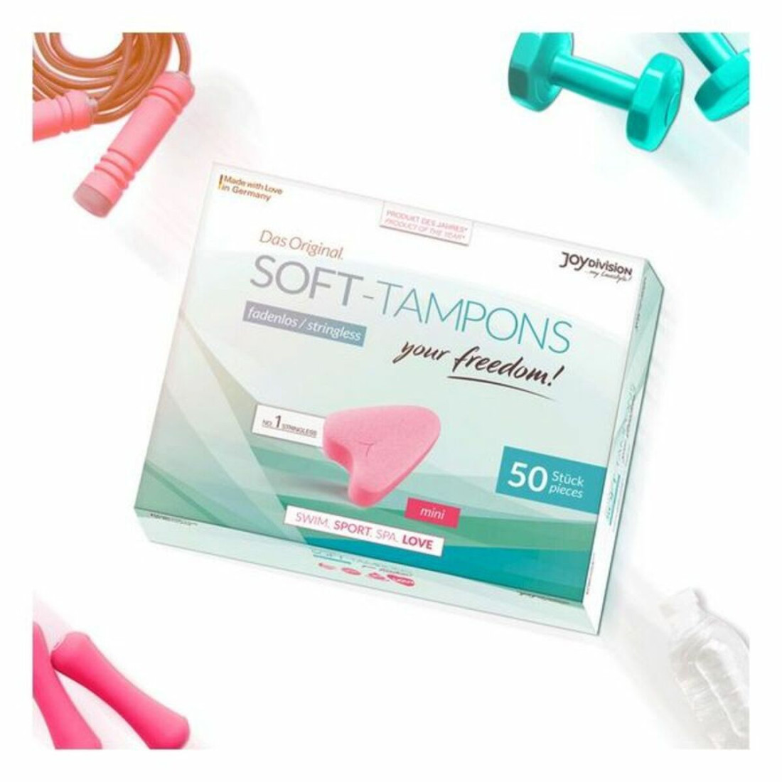 Higieniniai tamponai Sport, Spa & Love Joydivision 6305860000 50 vnt.